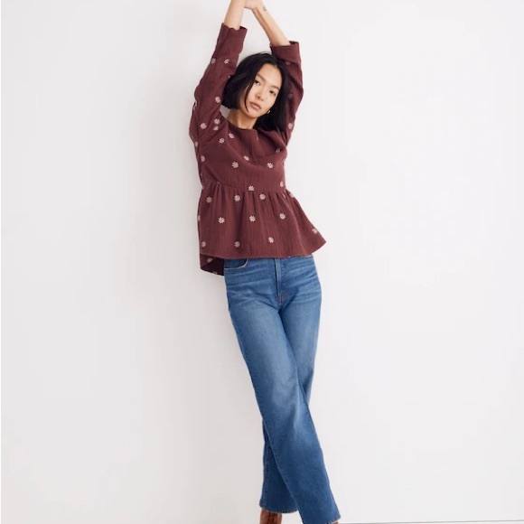 MADEWELL Lightspun Peplum L - Picture 11 of 11